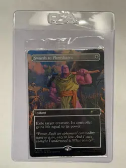 MTG Swords to Plowshares PSA Magazine Promo Marvel Thanos SEALED - Image 1
