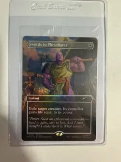 Swords To Plowshares P 0001 MTG PSA Foil Promo Marvel Thanos Sealed - Image 1