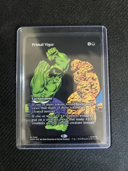 Primal Vigor Borderless - MAR 0081 - NM - MTG Magic - Image 1
