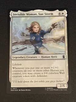 MTG Marvel Super Heroes Invisible Woman, Sue Storm Foil 0017 - Image 1