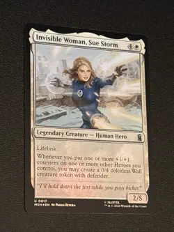 MTG Marvel Super Heroes Invisible Woman, Sue Storm Foil 0017 - Image 2