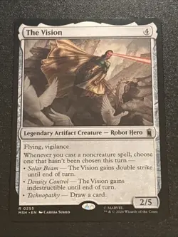 MTG Marvel Super Heroes The Vision 0255 Rare - Image 1
