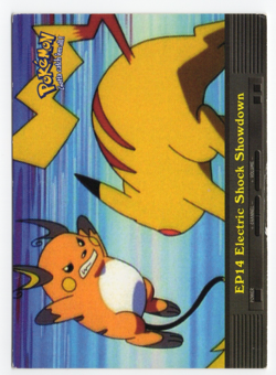 EP14 Electric Shock Showdown TV Animation Edition Topps Pokemon Card - Image 1