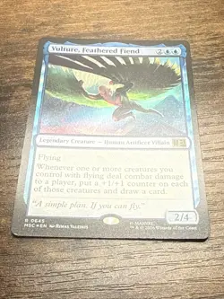 Vulture, Feathered Fiend Commander: Marvel Super Heroes Foil - Image 3
