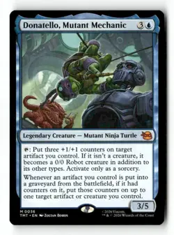 Donatello, Mutant Mechanic 36 Mythic MTG TMT NM - Image 2