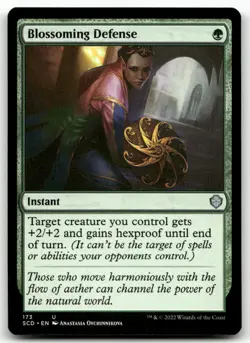 Blossoming Defense #173 (NM) Starter Commander SCD Magic MTG - Image 1