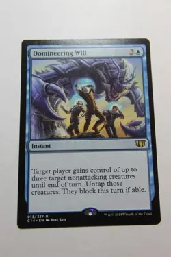 MTG Domineering Will x1- -Commander 2014-Lightly Played - Image 1