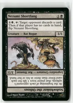 Nezumi Shortfang / Stabwhisker the Odious 131 Champions of Kamigawa MTG LP - Image 1