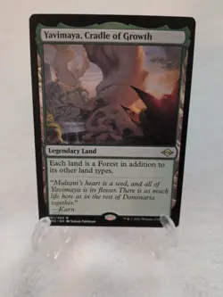 Yavimaya, Cradle of Growth (non-foil) Modern Horizons 2 Magic The Gathering - Image 1
