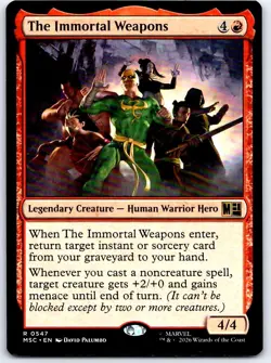 The Immortal Weapons 547 Commander: Marvel Super Heroes MTGNM/M - Image 1