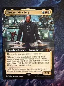 Director Nick Fury (Extended Art) Commander: Marvel Super Heroes Regular - Image 1