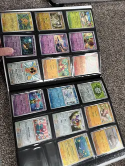 Pokemon TCG Prismatic Evolutions Binder with some cards - Image 3