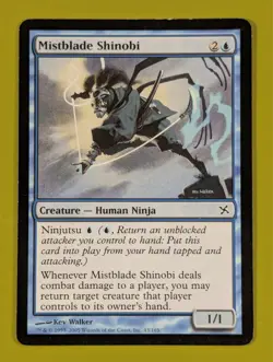 Mistblade Shinobi x1 Betrayers of Kamigawa 1x Magic the Gathering MTG - Image 1