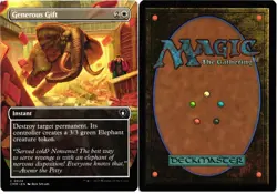 Generous Gift (Borderless) 624 C Commander Masters NM MTG - Image 3