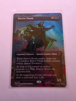 Doctor Doom Borderless FOIL 0336 MTG MSH Nm/M - Image 1