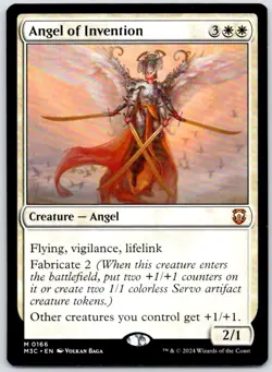 Angel of Invention (Ripple Foil) 166 Commander: Modern Horizons 3 MTGNM - Image 1