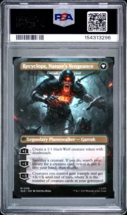 2025 #2169 RECYCLOPS, ECO-FRIENDLY/RECYCLOPS, NATURE'S VENGEANCE PSA 10 - Image 2