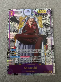 One Piece TCG OP16-065 Sakazuki Manga Rare - Image 1