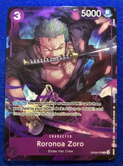 One Piece CCG - Roronoa Zoro OP09-076 (Welcome Pack Vol. 2) - Image 1
