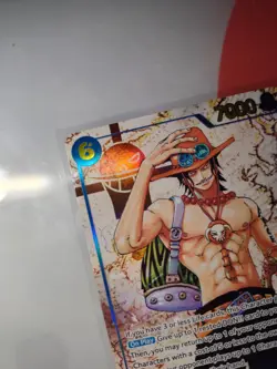 2025 One Piece Portgas D. Ace | OP13-119 Alt Art SEC NM Foil - Image 3
