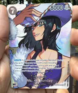 One Piece Ms All Sunday SP OP16 Alt Art The Time of Battle English Ready to ship - Image 1