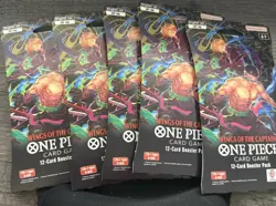 (5) - One Piece OP-06 Wings Of The Captain Sleeved Booster Pack ENGLISH - NEW - Image 1