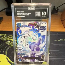 Bandai One Piece CCG Boeuf Burst OP12-060 Event Alt Art Foil TAG 10 EN 2025 - Image 1