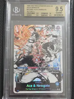 BGS 9.5 Ace & Newgate ST22-001* Alt Art One Piece from Starter Deck 9.5x3 10x1 - Image 3