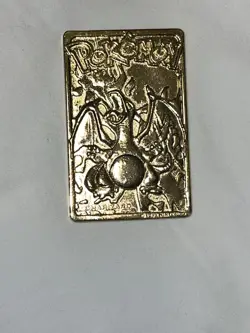 Charizard 23k 23 Karat Gold Plated Trading Card Burger King Special Edition - Image 1