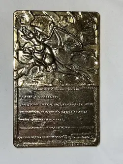 Charizard 23k 23 Karat Gold Plated Trading Card Burger King Special Edition - Image 2