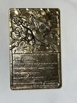 Charizard 23k 23 Karat Gold Plated Trading Card Burger King Special Edition - Image 3