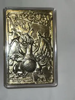 Charizard 23k 23 Karat Gold Plated Trading Card Burger King Special Edition - Image 4
