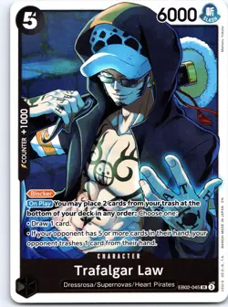 Trafalgar Law EB02-045 Extra Booster: Anime 25th Collection One Piece Foil NM - Image 1