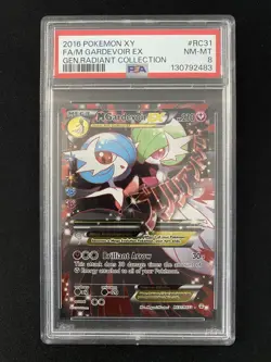 Pokemon TCG Mega-Gardevoir-EX Generations Rc31 Holo Full Art PSA 8 - Image 1