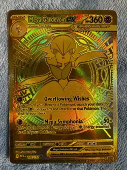 Mega Gardevoir EX Mega Hyper Rare Holo 187/132 Me01 Pokemon TCG English Full Art - Image 1