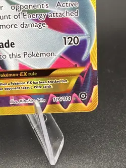 Pokemon Gardevoir EX TCG Full Art Secret Rare Holo Card 116/114 Steam Siege - Image 5