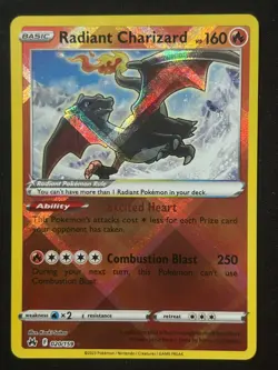 Pokemon TCG: SWSH Crown Zenith - Radiant Charizard 020/159 - M/NM - Image 1
