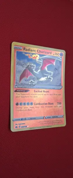 Pokemon TCG Crown Zenith Radiant Charizard Card 020/159 - Image 2