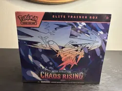 Pokemon Chaos Rising Elite Trainer Box Factory Sealed ETB k - Image 1