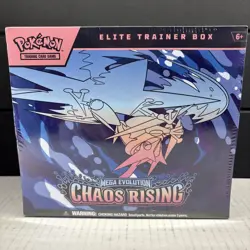 Pokemon TCG Chaos Rising Elite Trainer Box Factory Sealed Brand New ETB 9 Packs+ - Image 1