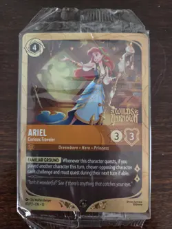 Sealed FOIL PROMO Ariel - Curious Traveler 43/P3 Disney Lorcana Wilds Unknown - Image 1
