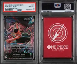 Roronoa Zoro (020) (Alternate Art) OP12-020 Legacy of the Master PSA 10 GEM MINT - Image 3