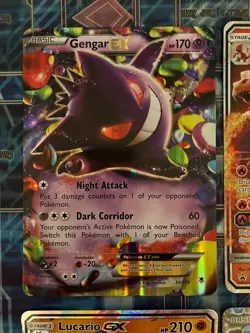 Lot of 10 UNIQUE JUMBO Pokemon Tcg Cards Gengar, Charizard, Greninja and More! - Image 2