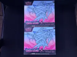 2x Pokemon TCG: Chaos Rising Pokemon Center ETB Elite Trainer Box - New Sealed - Image 1