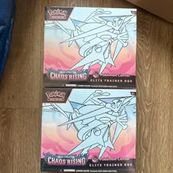 Pokemon TCG Chaos Rising POKEMON CENTER ETB Elite Trainer Box IN HAN🔥 2 boxes - Image 1