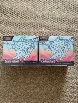 Pokemon TCG Chaos Rising Pokemon Center Elite Trainer Box ETB x2 - Image 1