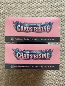 Pokemon TCG Chaos Rising Pokemon Center Elite Trainer Box ETB x2 - Image 2