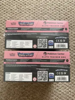 Pokemon TCG Chaos Rising Pokemon Center Elite Trainer Box ETB x2 - Image 4