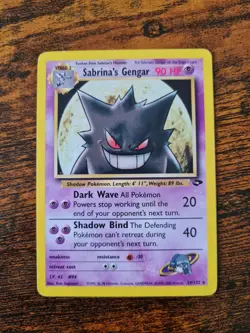 Pokemon TCG Sabrina's Gengar 29/132 Gym Challenge Non-Holo Card - Image 1