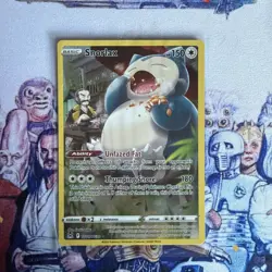 Snorlax TG10/TG30 NM Full Art Trainer Gallery Pokemon Card SWSH Lost Origin TCG - Image 1